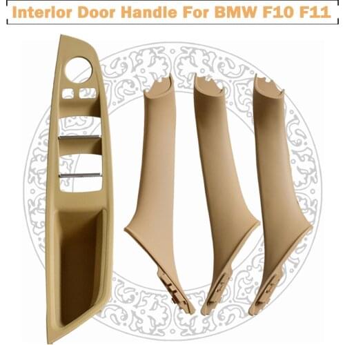 Beige Black Car left right inside Interior Handle Inner Door Panel Pull Trim Cover Left Hand Drive For BMW 5 series F10 F11