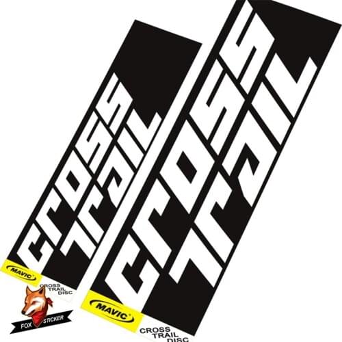 2018 New Outdoor Mountain Bike Hub Stickers for Bike Crosstrail 1 Pair Bike Sticker Road Bicycle Decal Bike Hub Stickers