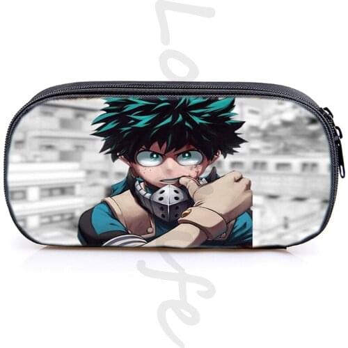 My Hero Academia Pen Bag Large Capacity Pencil Cases Student Pencil Box Teens Anime Pencils Pouch Stationery Bag School Supplies