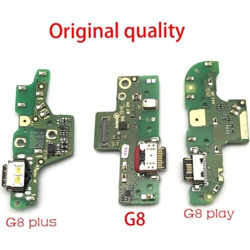 Charger Board Flex For Motorola Moto G8 Play Plus Power lite One Fusion Hyper Macro USB Port Connector Dock Charging Cable