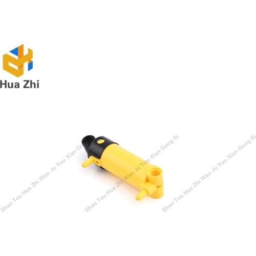 1-2PCS 47225 Pneumatic Cylinder with 2 Inlets and Rounded End Medium (48mm)Building Blocks Parts MOC DIY Education