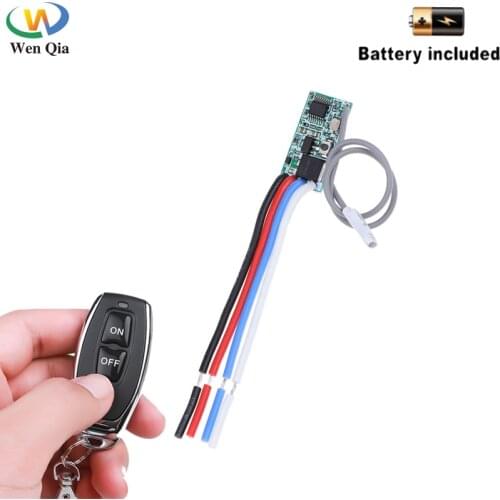 433 Mhz 1CH RF Relay Receiver Universal Wireless Remote Control Switch DC3.6V 5V 24V Micro Module LED Light Controller DIY