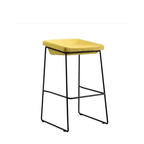 Nordic bar stool modern minimalist home wrought iron industrial wind coffee restaurant mobile phone shop high stool bar stool