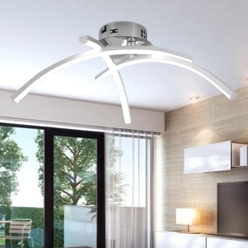 Living Room Bedroom Lighting Soft Light Effect Not Dazzling Non Fading Modern Trigeminal Shape AC 85-265V LED Ceiling Lamp