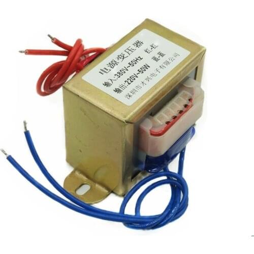 EI66*36 EI type power transformer 380V to 220V 50W/VA 250mA single phase 380V
