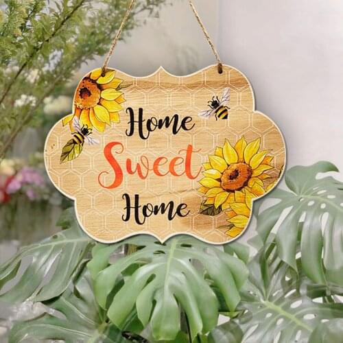 Home garden decoration, garden house sign, bee festival door racking ornaments, wall art decoration, home decoration wall decor