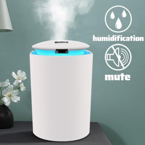 260ML Ultrasonic Air Humidifier Candle Romantic Soft Light USB Essential Oil Diffuser Car Purifier Aroma Anion Mist Maker