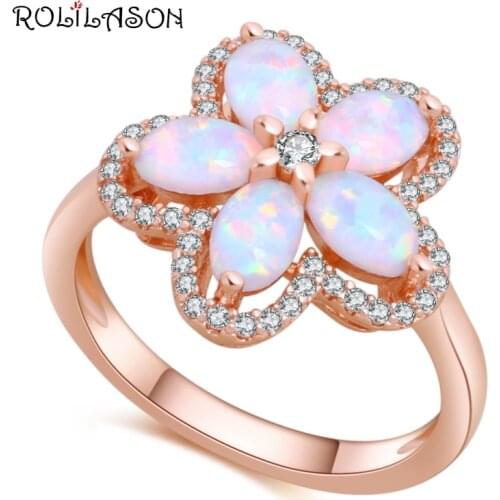 Flower temperament trend for ladies party gift silver plated plated ring jewelry OR921