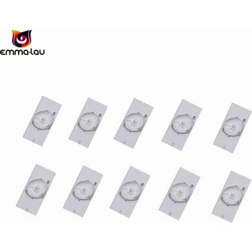 10Pcs/Lot 3V Lens SMD Lamp Beads 300-330mA Universal Optical Lens Backlight Bead for LED TV Repair
