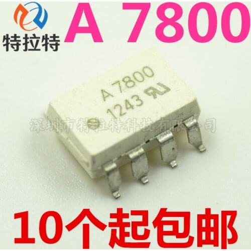 10pcs/lot A7800 A7800A HCPL7800 HCPL-7800 SOP8 DIP Photocouplers Brand New & Original