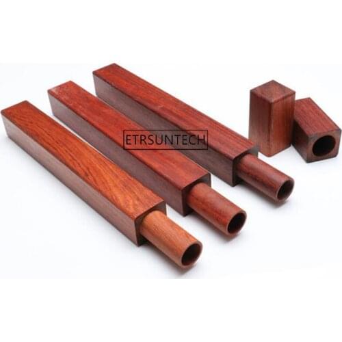 20pcs Wood Incense Tube Natural Square Wooden Incense Stick Barrel Holder Convenient Carrying