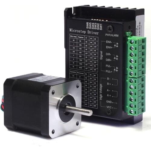42 Stepper Motor Driver kit 42BYGH47 Torque 0.55N.M long 48MM Motor + 4.0A 12-42V TB6600 Upgrade Drive