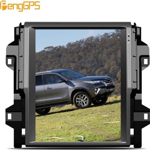 4+64G 8.1 Tesla style Car Radio Vertical Screen GPS Navigation for TOYOTA Fortuner/Revo 2016 2017 2018 2019 Headunit multimedia