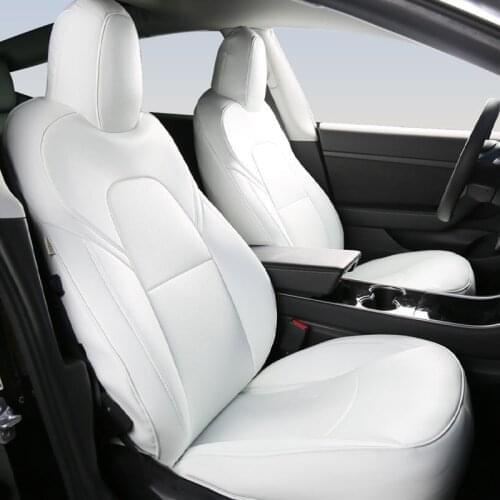 Car Seat Covers for Tesla Model Y 2019 2020 2021 Full Surrounded Cushion Protector Can Be Customizable for Women Man
