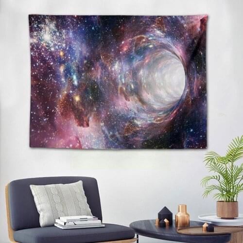 Digital Printing Tapestry Cloth Starry Sky Series Tapestry Cool Wall Home Painting Fantasy Decorations Blanket Background C F2F4