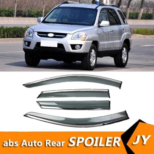 For KIA sportage 2007-2012 Window Visor Vent Shades Sun Rain Deflector Guard For KIA sportage Auto Accessories 4PCS/SET