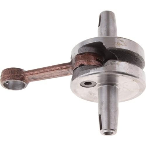 Dolity Full Circle Crank Shaft for 2 Stroke 49cc Pocket Scooter Mini Dirt Bike ATV Quads