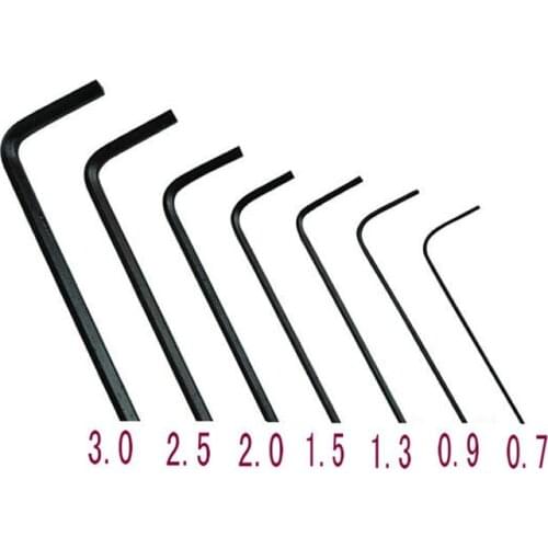 FATJAY RC hobby model accessories DIY hand tool mini hex key allen wrench 0.7 0.9 1.27 1.5 2.0 2.5 3.0 mm