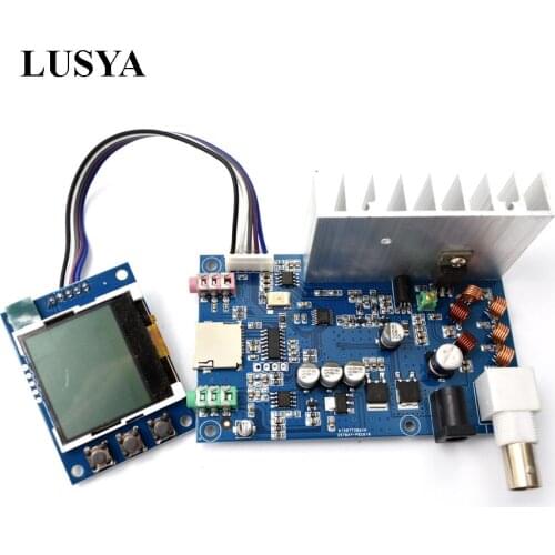 Lusya FM 5W 76M-108MHZ stereo PLL FM transmitter suite 7W max power frequency adjustable for hifi amplifier C5-007