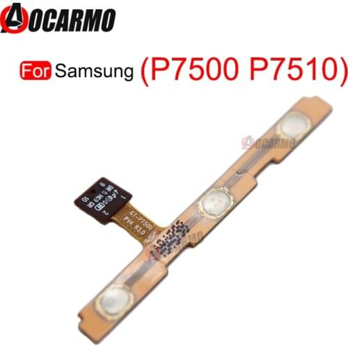 Power On Off Volume Up Down Button Flex Cable For Samsung GALAXY Tab 10.1 P7500 P7510 Repair Replacement Part