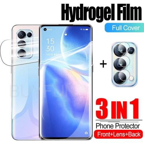 Hydrogel Film For Oppo Reno 5pro 5G Reno 5pro 4G Hydrogel Film for Oppo Reno 5 5G Reno 5 4G Camera Lens Film Not Glass