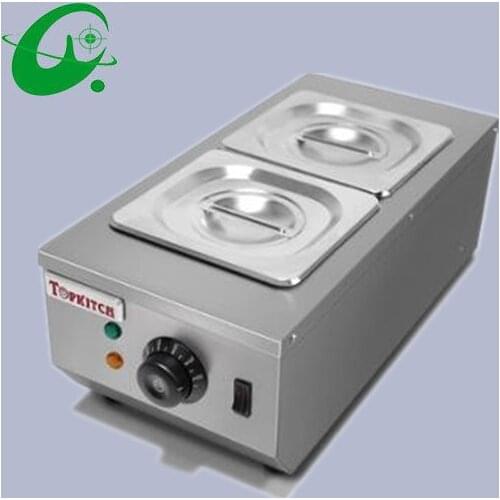 Commercial 2 pot chocolate melting pot electric chocolate fountain melting pot home use Chocolate melting pot furnaces