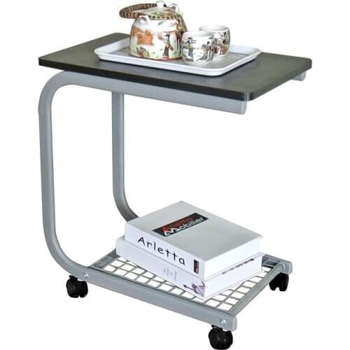 Creative Mobile Small Table Sofa Tea Table Small Coffee Table Balcony Simple Tea Rack Home Modern Wheeled Tea Cart