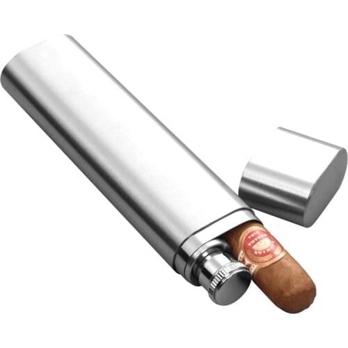 Cigar Tube Travel Jar Outdoor Cigar Humidor Carrying jug Tube Wine Jug Carry Portable Outdoor CG-0122