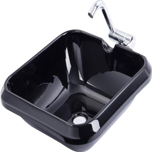 Marine Boat Caravan RV Camper Square Black Acrylic Sink 360*360*120mm GR-Y005