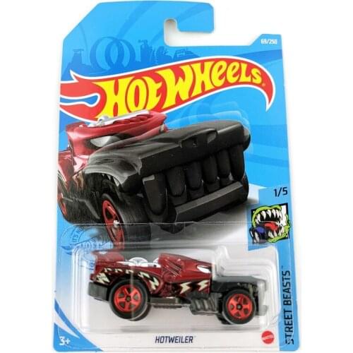 2021-69X Hot Wheels Cars HOTWEILER 1/64 Metal Diecast Cars Collection Kids Toys Vehicle For Gift