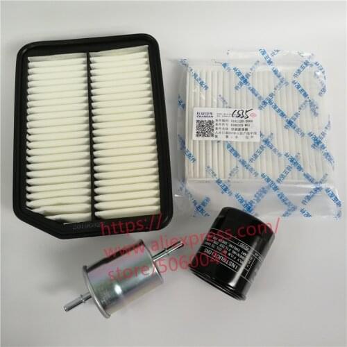 Filter set for CHANGAN CS35 Air filter+oil filter+fuel filter+Air conditioning filter