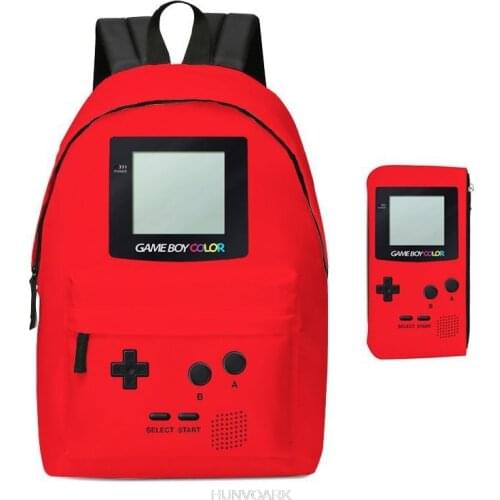 Colorful Games Machine Backpack Travel Backpack For Children School Bags For Boys Girls Daily Students Backpack