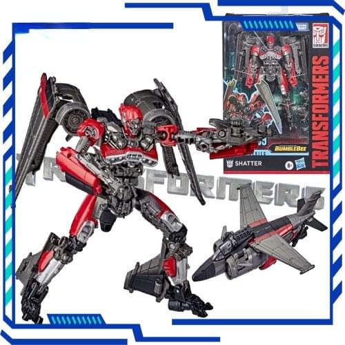 SS59 Hasbro Transformers Toys Studio Series Class Movie Deluxe Shatter Jet Transformation Transformer Robot Toys Christmas Gift