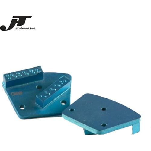 Free shipping Trapezoid PCD Concrete Floor Grinding Pad/ Segment For Diamond Grinding Shoe12pcs