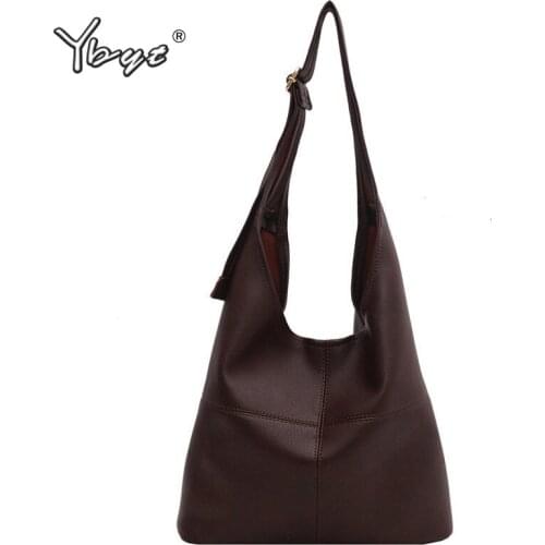 Large Capacity Women Shopping Bag Solid Color PU Leather Female Shoulder Bags Luxury Designer Handbags Ladies Composite Bag