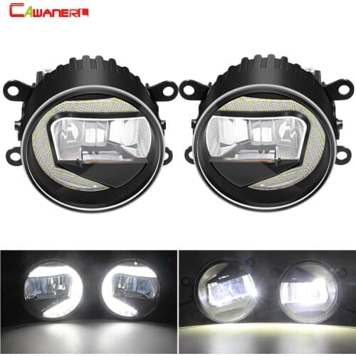 2in1 Function Fog Light Assembly Car LED Fog Lamp Daytime Running Light 12V For Land Rover Discovery Range Rover Freelander