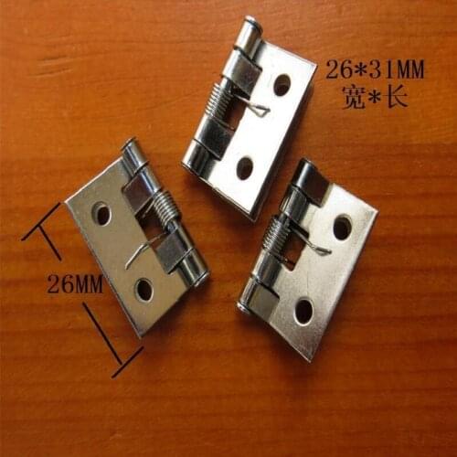 26*31mm small spring hinge furniture mini hinges for wooden box X20