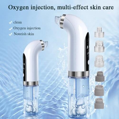 Electric Blackhead Remover Vacuum Suction Acne Point Noir Blackhead Small Bubble Spa Cleaner Skin Care Face Deep Cleansing Machi