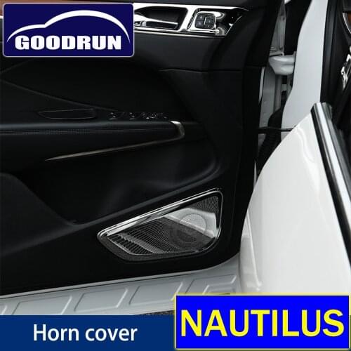 Speakers loudspeaker trim panel protective cover For Lincoln NAUTILUS interior door car horn audio audio frame decoration