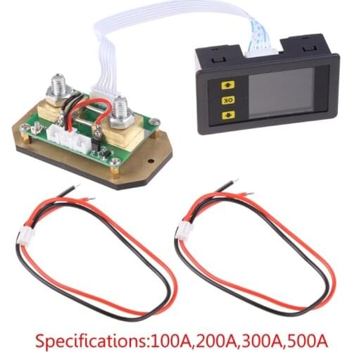 DC120V 100A 200A 300A 500A LCD Combo Meter Voltage Current Monitoring Monitor