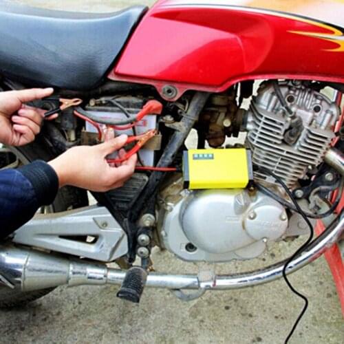 Mini Portable 12V Car Motorcycle LED DisplayBattery Charger Adapter Power Supply Auto Smart Battery Charger