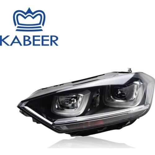 VW used original automobile headlamp assembly for 2016 Golf 7