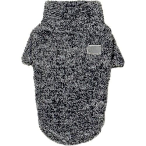 Autumn Winter Warm Pet Turtleneck Thickened Cashmere Jacket Solid Color Dog Cat Outdoor Clothing Puppy Costume