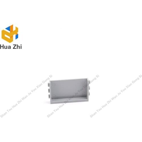 6PCS 98280 Panel 1 x 6 x 3 with Studs on Sides Building Blocks Parts MOC DIY Education Build Toys Brick