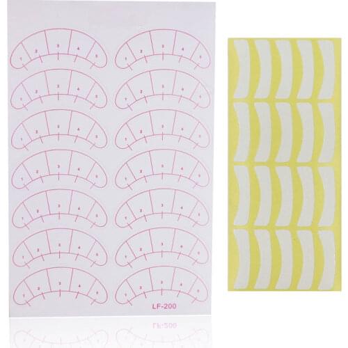Eyelash Extension Paper Patches Eyelash Under Eye Pads Eye Tips Sticker Wraps Practice Grafted False Eyelashes Makeup Tool