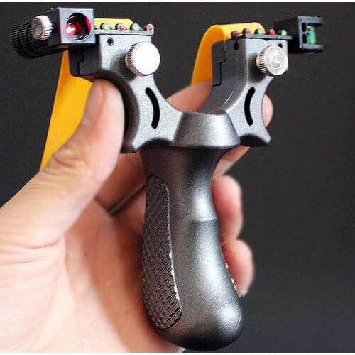 Laser Aiming Slingshots Hunting Laser Slingshot With Level Aiming Slingshot Catapult Outdoor Shooting Aiming Device Tool
