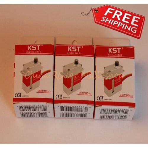 3Pcs KST DS215MG 215 215MG V3.0 Digital Metal Gear Swashplate Servo For 450 RC Helicopter