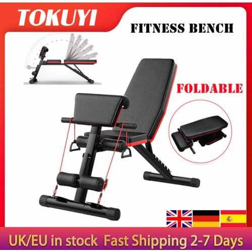 TOKUYI Foldable Fitness Bench Workout Multi-Function Abdominales Bench Indoor Sport Training Equipment For Musculation