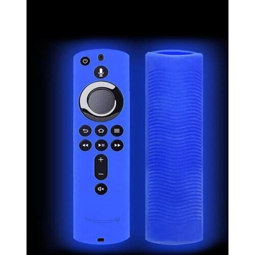 Luminous Color Glow In The Dark Remote Control Anti-lost Silicone Case For Fire TV Stick 4K / Fire TV Cube Protection Anti-loss