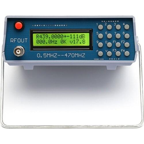 0.5Mhz-470Mhz RF Signal Generator Meter Tester For FM Radio walkie-talkie debug digital CTCSS singal output